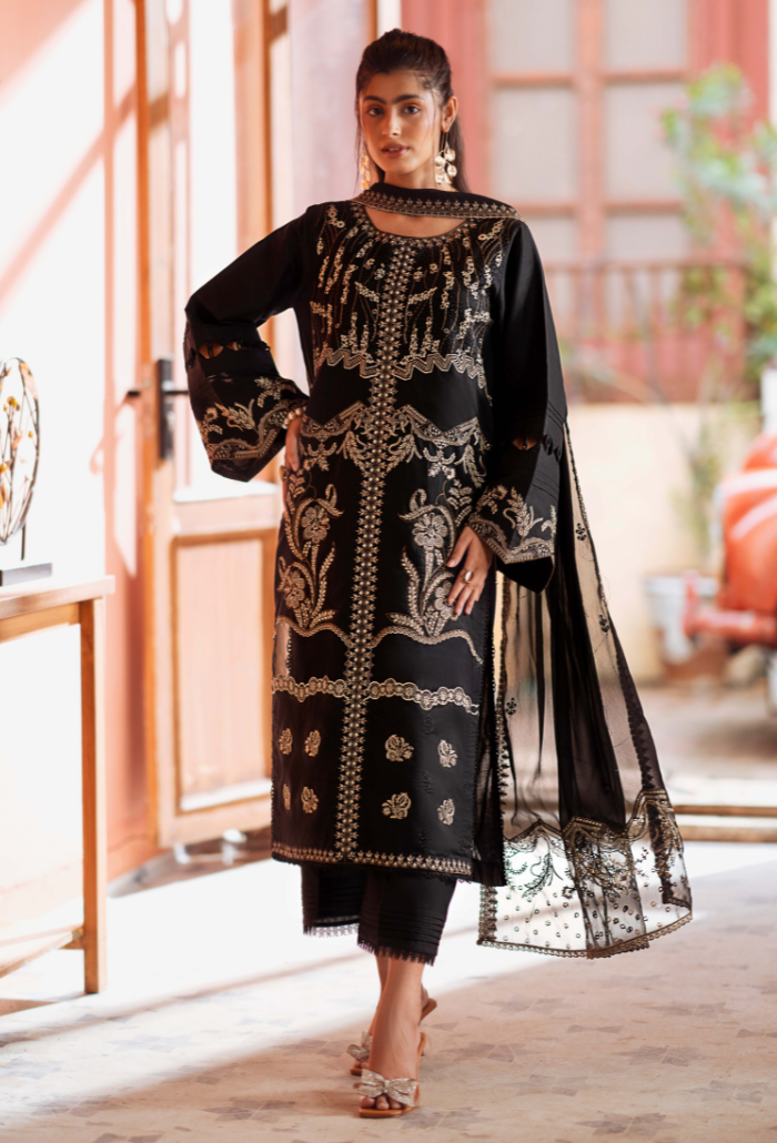 Humdum | Lala Rukh Lawn | Lalarukh - D03 by Humdum - Designer Dress - Type: Ladies Clothes - Available at Libayah - 100% Original