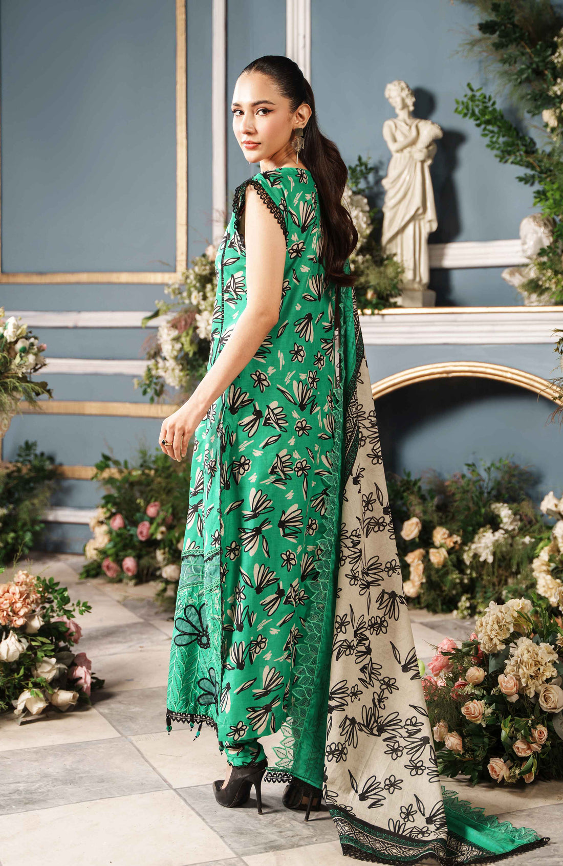 Al Zohaib | Printkari Cutwork Applique 24 | PCA-24-06 by Al Zohaib - Designer Dress - Type: Ladies Clothes - Available at Libayah - 100% Original