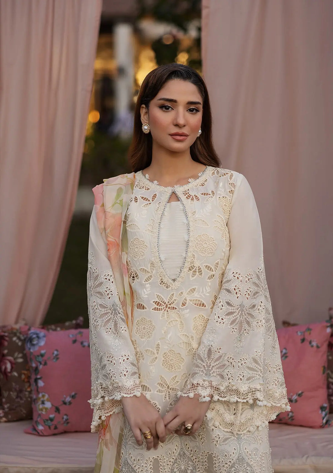Kahf Premium | Luxury Lawn 25 | KLR-07 Miriam by Kahf Premium - Designer Dress - Type: Ladies Clothes - Available at Libayah - 100% Original