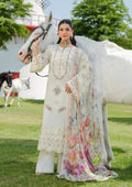 Elaf Premium | Luxury Lawn 25 | ELH-7A WHITE EMPRESS by Elaf Premium - Designer Dress - Type: Ladies Clothes - Available at Libayah - 100% Original