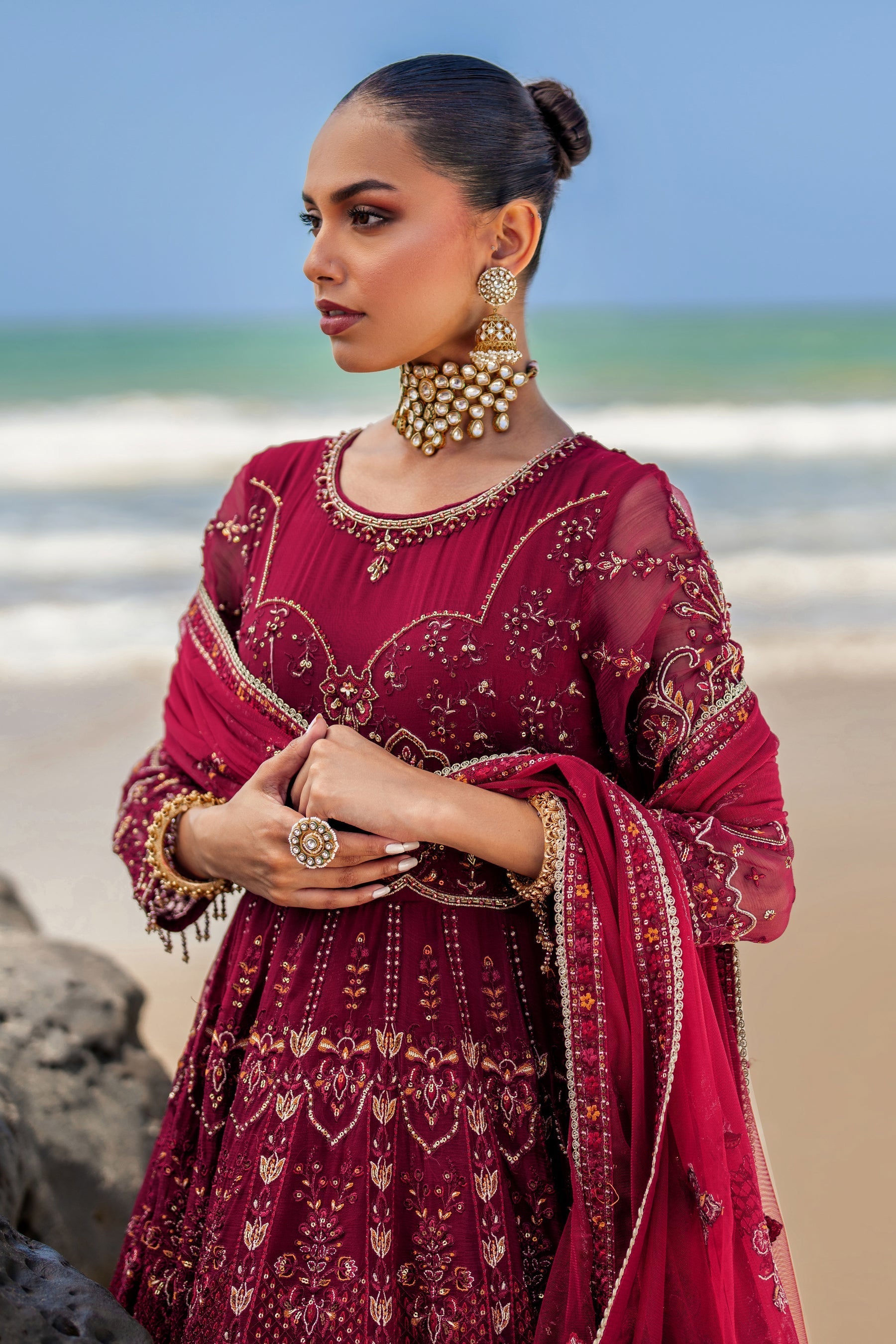Naqshi | Sahil Kinaray | ZURIAL by Naqshi - Designer Dress - Type: Ladies Clothes - Available at Libayah - 100% Original