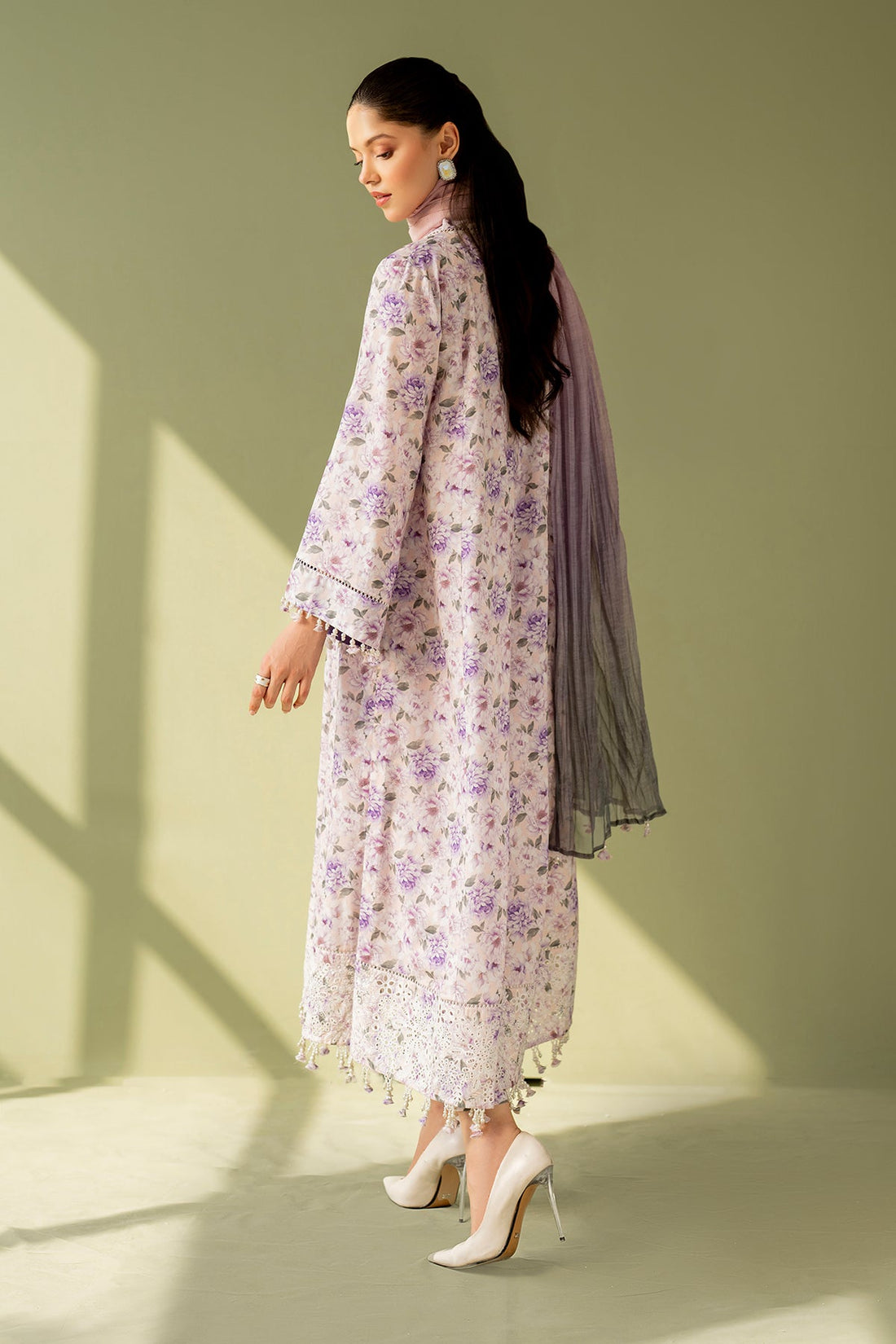 Baroque | Eid Printique | EMBROIDERED PRINTED LAWN UF-4168 by Baroque - Designer Dress - Type: Ladies Clothes - Available at Libayah - 100% Original