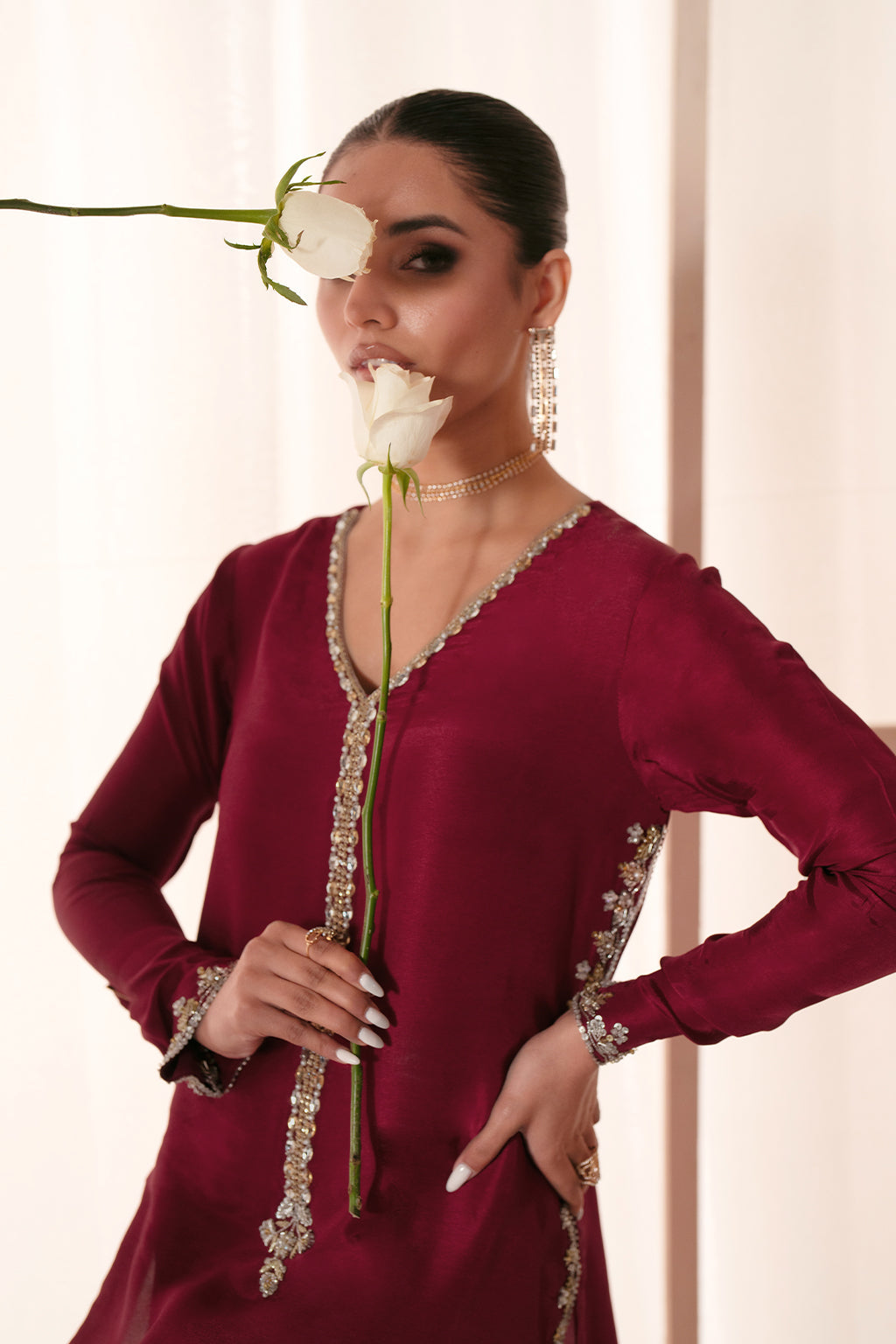 Ajr Couture | Symphony Luxe Festive 25 | Rebel Rose by AJR Couture - Designer Dress - Type: Ladies Clothes - Available at Libayah - 100% Original