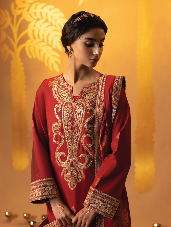 Faiza Faisal | Signature Pret Eid Edit | Gina by Libayah - Designer Dress - Type: Ladies Clothes - Available at Libayah - 100% Original