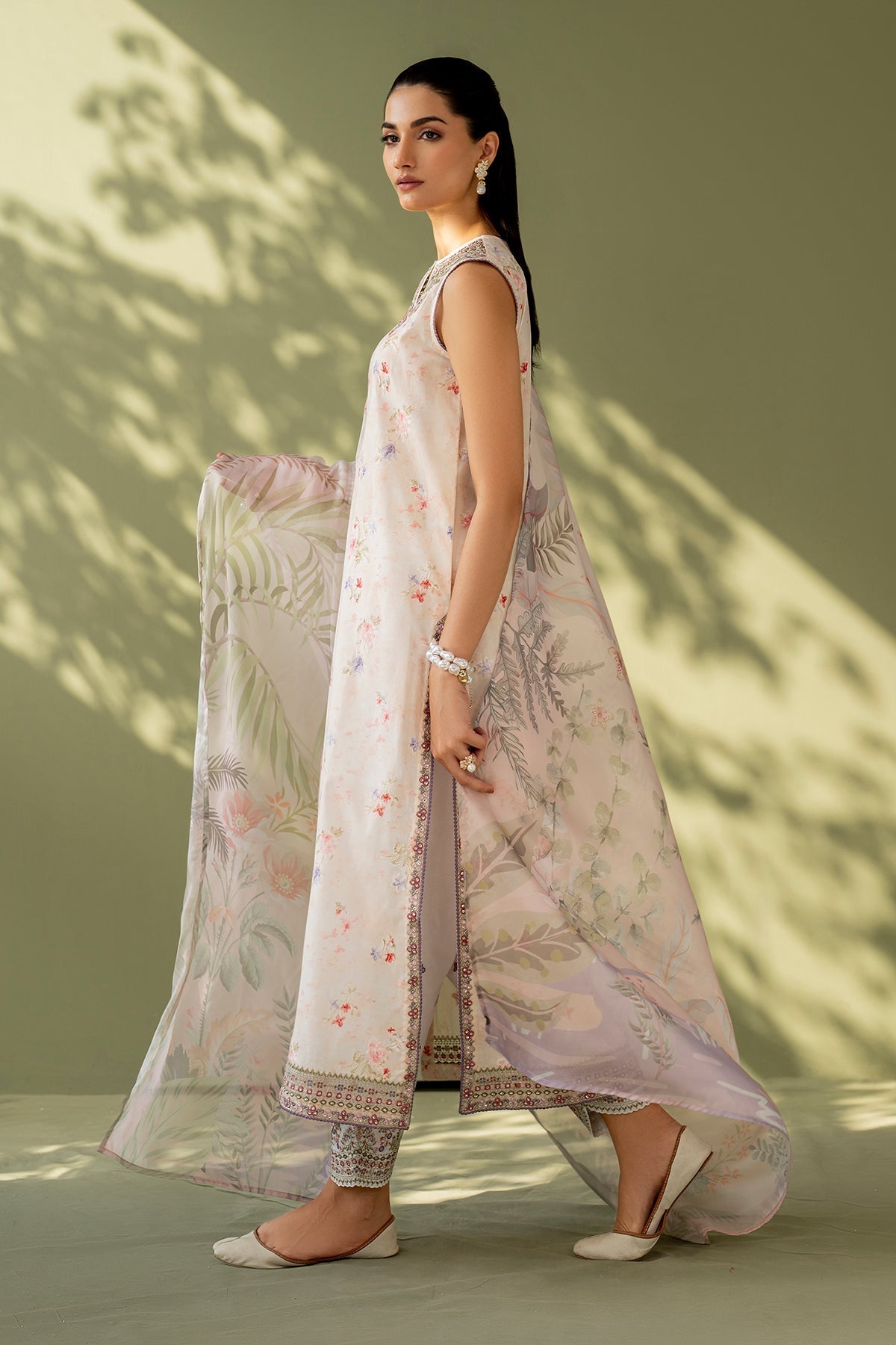 Baroque | Eid Printique | EMBROIDERED PRINTED LAWN UF-4169 by Baroque - Designer Dress - Type: Ladies Clothes - Available at Libayah - 100% Original