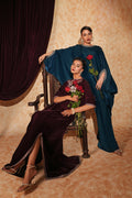 Fozia Khalid | Velvet Deck | Nina by Fozia Khalid - Designer Dress - Type: Formal - Available at Libayah - 100% Original