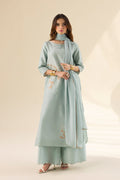 Erum Khan | Lillia Summer Edit | Aqua Breeze by Erum Khan - Designer Dress - Type: Ladies Clothes - Available at Libayah - 100% Original