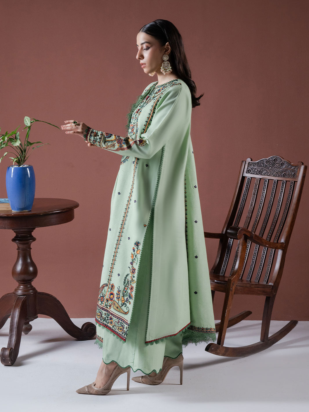 Faiza Faisal | Winter Edit 2024 | DEFNE by Faiza Faisal - Designer Dress - Type: Ladies Clothes - Available at Libayah - 100% Original