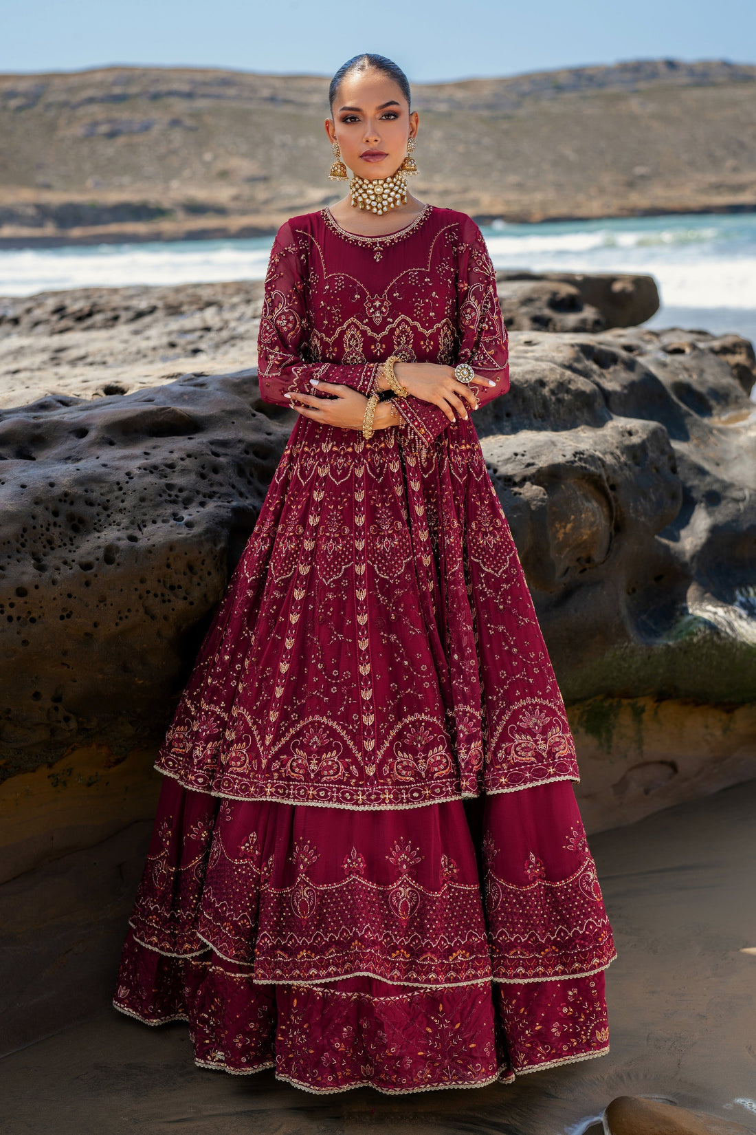 Naqshi | Sahil Kinaray | ZURIAL by Naqshi - Designer Dress - Type: Ladies Clothes - Available at Libayah - 100% Original