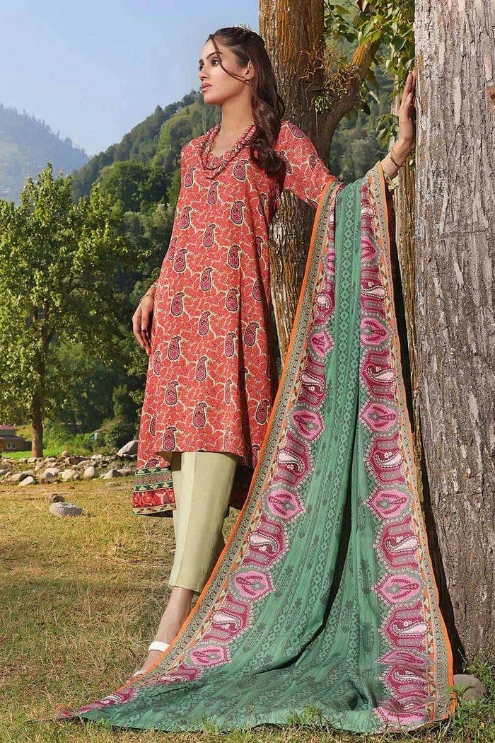 Gul Ahmed | Winter Collection 24 | Suit AY-32029 by Gul Ahmed - Designer Dress - Type: Ladies Clothes - Available at Libayah - 100% Original