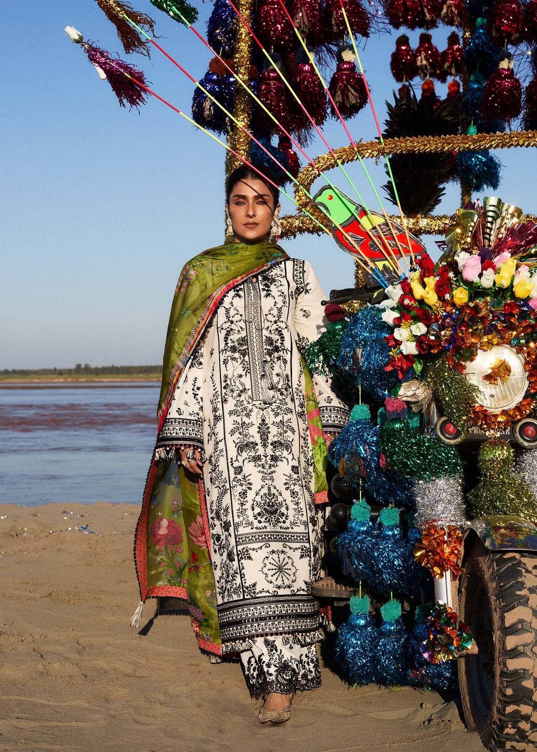 Hussain Rehar | Surkh Eid Pret'25 | Suroor by Hussain Rehar - Designer Dress  - Type : Ladies Clothes - Available at Libayah - 100% Original 