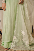 Cross Stitch | Luxury Pret | MINT BLOOM by Cross Stitch - Designer Dress - Type: Luxury - Available at Libayah - 100% Original