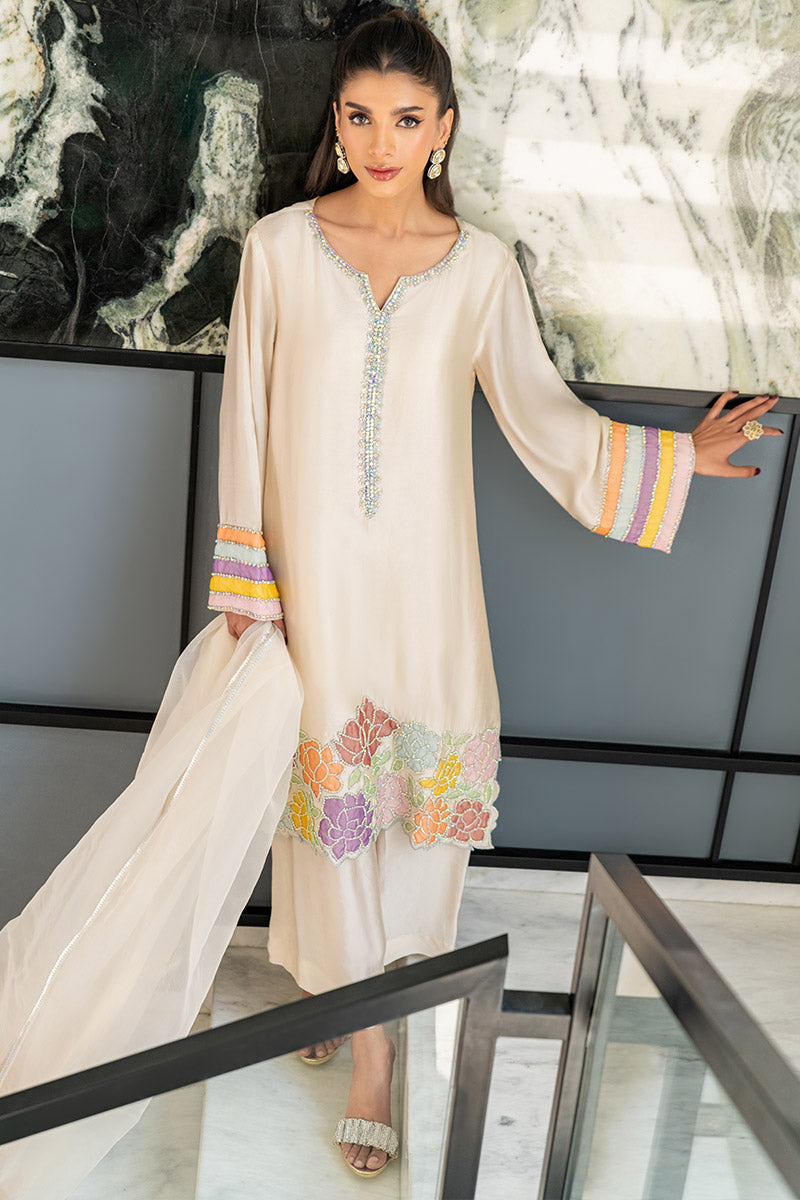Chic Ophicial | Celenia Pret | Ivory Rose by Chic Ophicial - Designer Dress - Type: Ladies Clothes - Available at Libayah - 100% Original