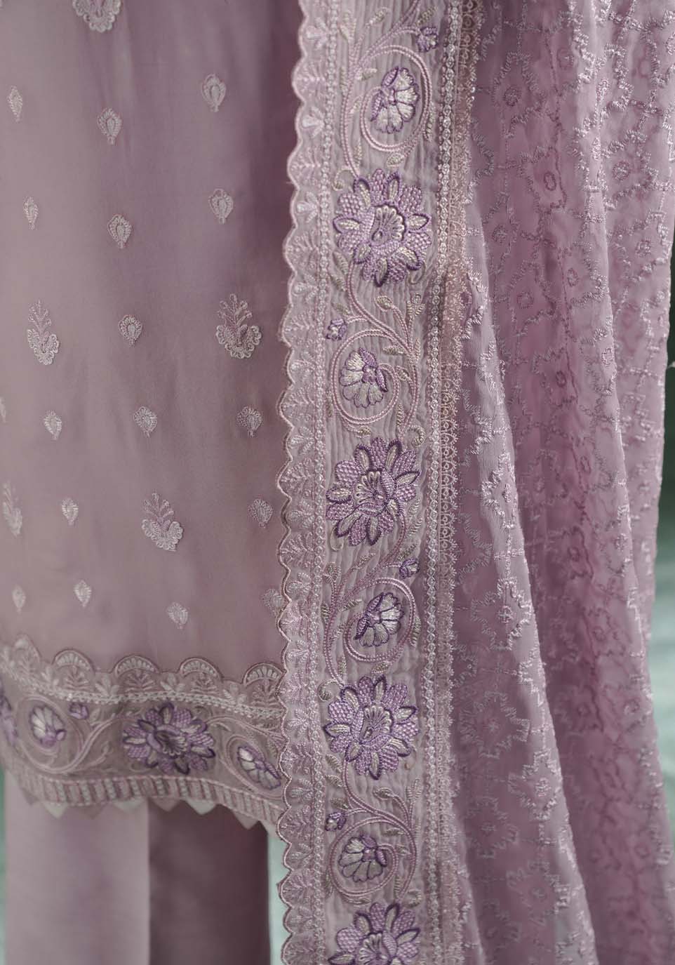 Zarqash | Lakhnawi Festive Chiffon 24 |  ZQL 007B AIZA by Zarqash - Designer Dress - Type: Ladies Clothes - Available at Libayah - 100% Original
