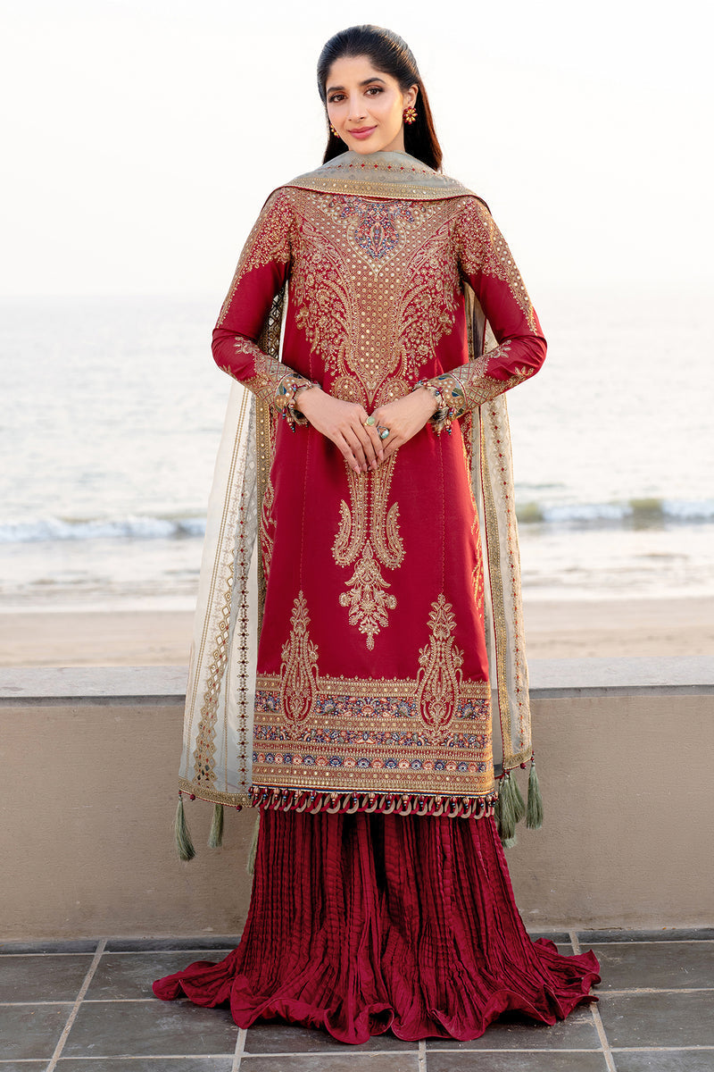 Jazmin | Shahkaar Luxury Lawn 25 | SL25-D5 by Jazmin - Designer Dress - Type: Ladies Clothes - Available at Libayah - 100% Original