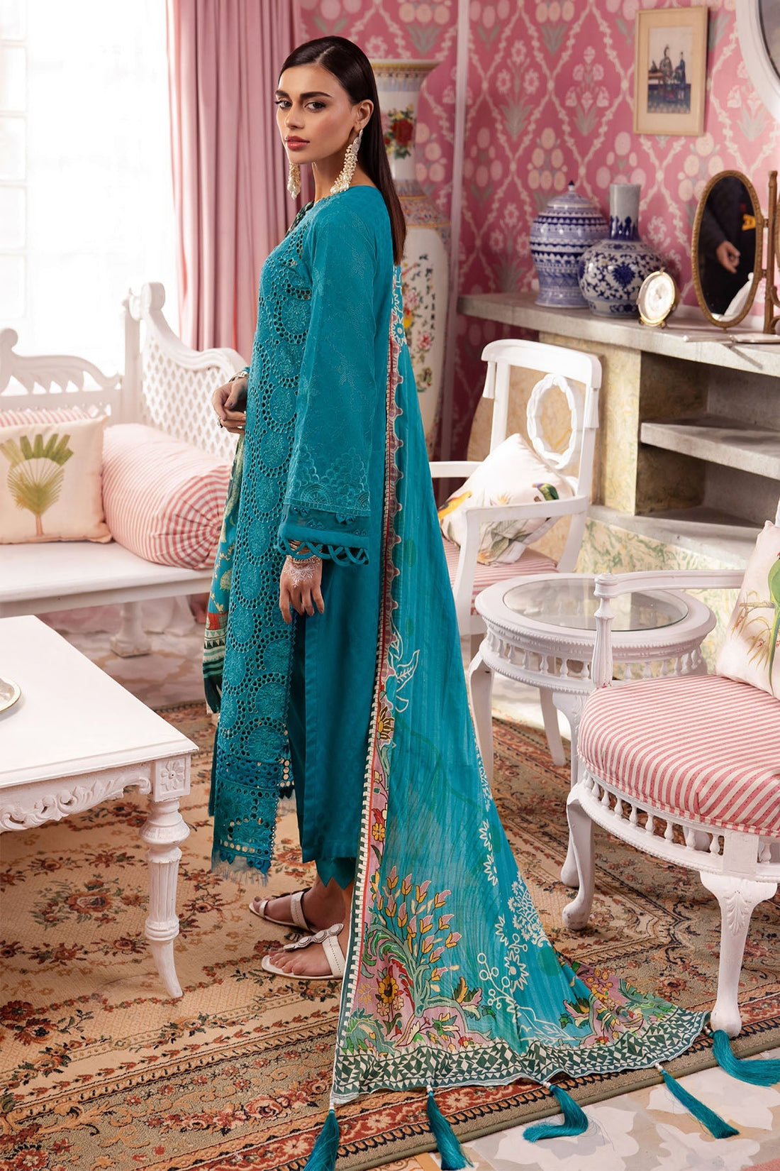 Nureh | Maya Lawn | NS-108 by Nureh - Designer Dress - Type: Ladies Clothes - Available at Libayah - 100% Original