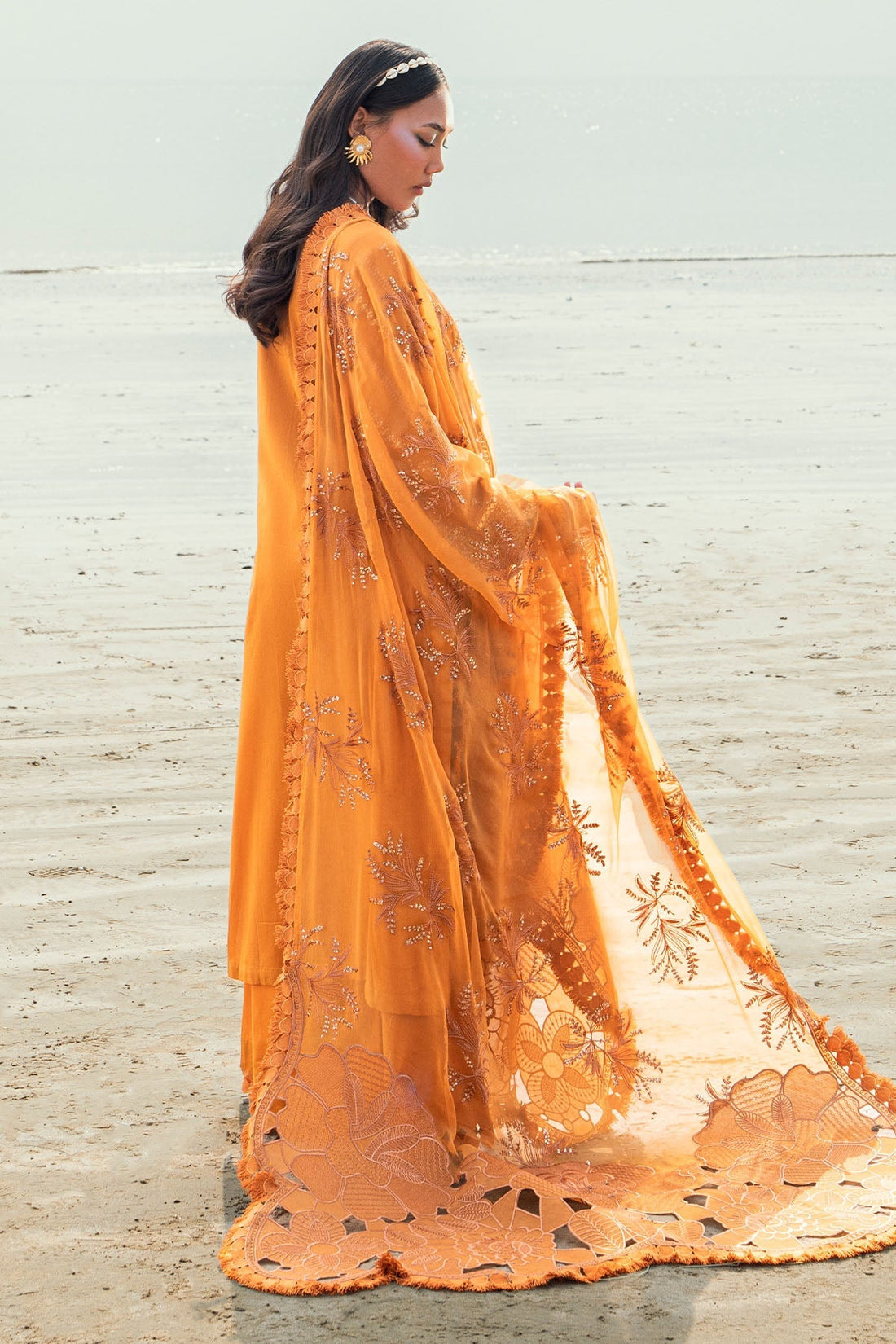 Nureh | Khuwab Luxury Lawn | NE-149 by Nureh - Designer Dress - Type: Ladies Clothes - Available at Libayah - 100% Original