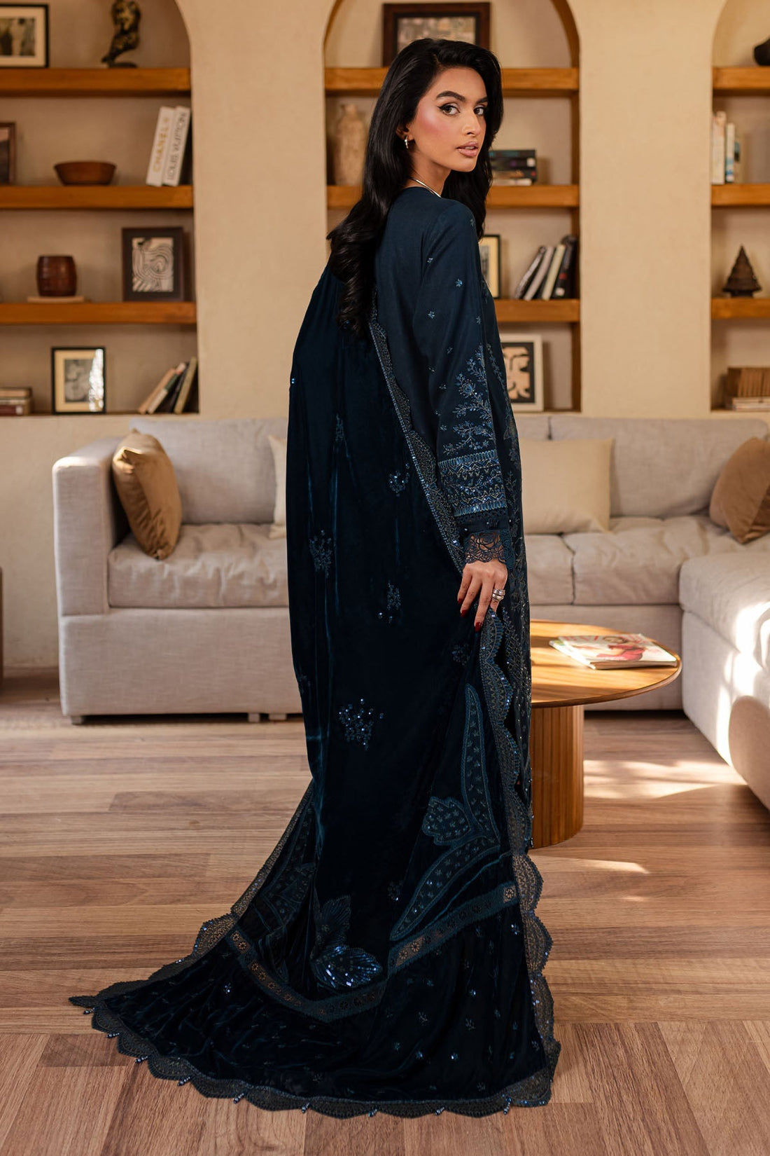 Nureh | Exclusive Shawls | NE-127 by Nureh - Designer Dress - Type: Ladies Clothes - Available at Libayah - 100% Original