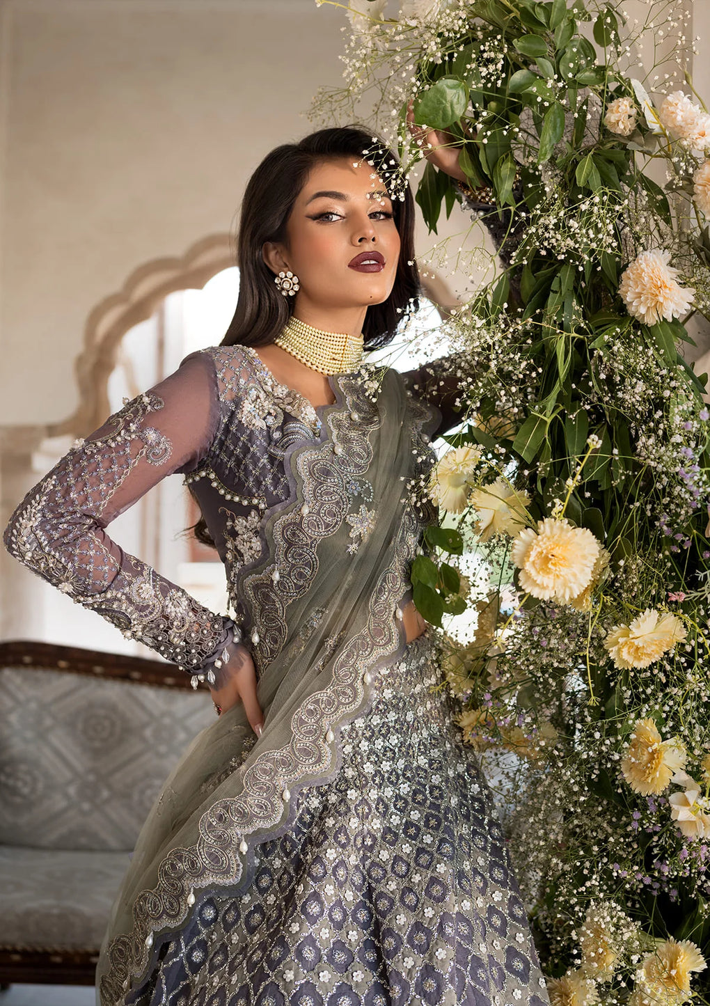 Elaf Premium | Formal Handwork Collection | EFH-02 NAZNEEN by Elaf Premium - Designer Dress - Type: Ladies Clothes - Available at Libayah - 100% Original