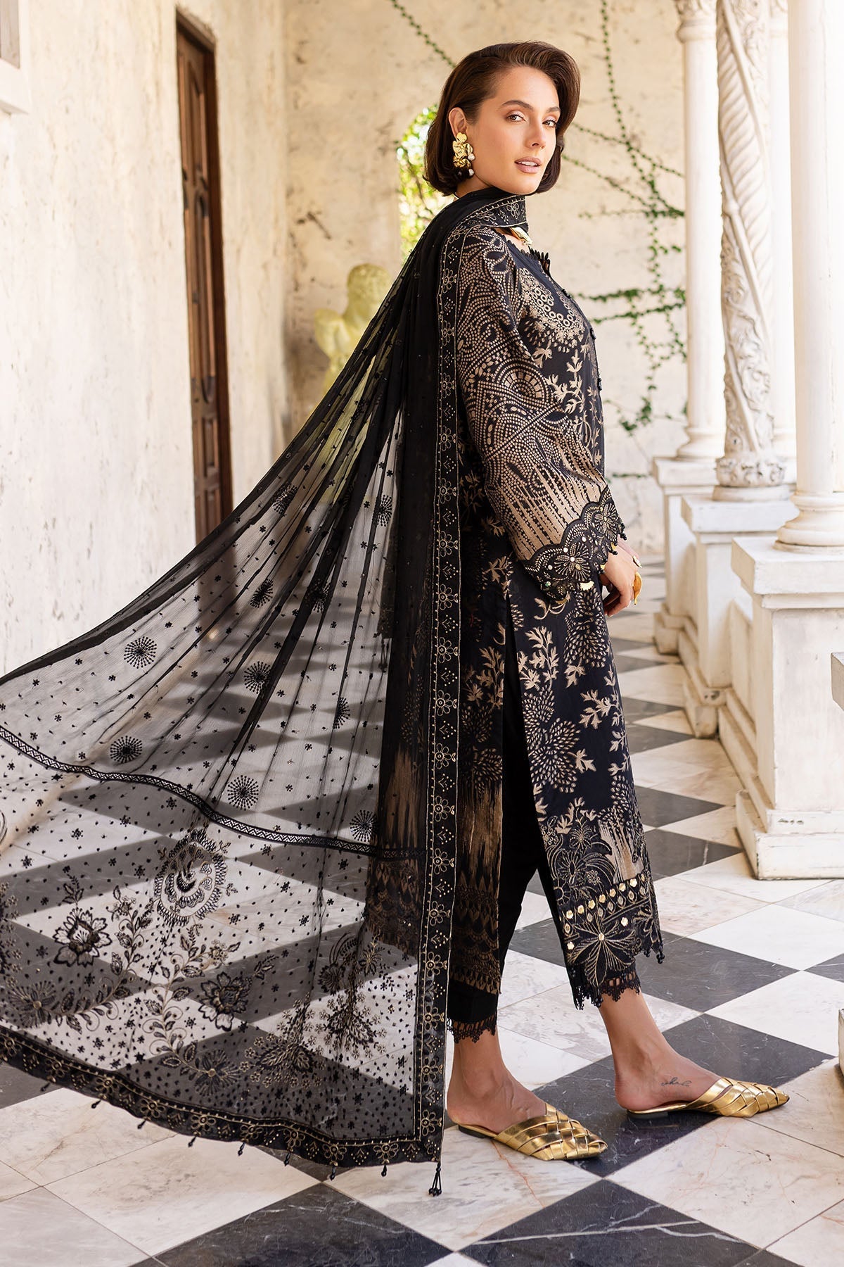 Nureh | Lawn Jacquard | NE-156 by Nureh - Designer Dress - Type: Ladies Clothes - Available at Libayah - 100% Original