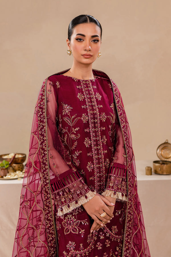 Farasha | Lumiere Luxury Collection 23 |ROUGE PINK by Farasha - Designer Dress - Type: Ladies Clothes - Available at Libayah - 100% Original