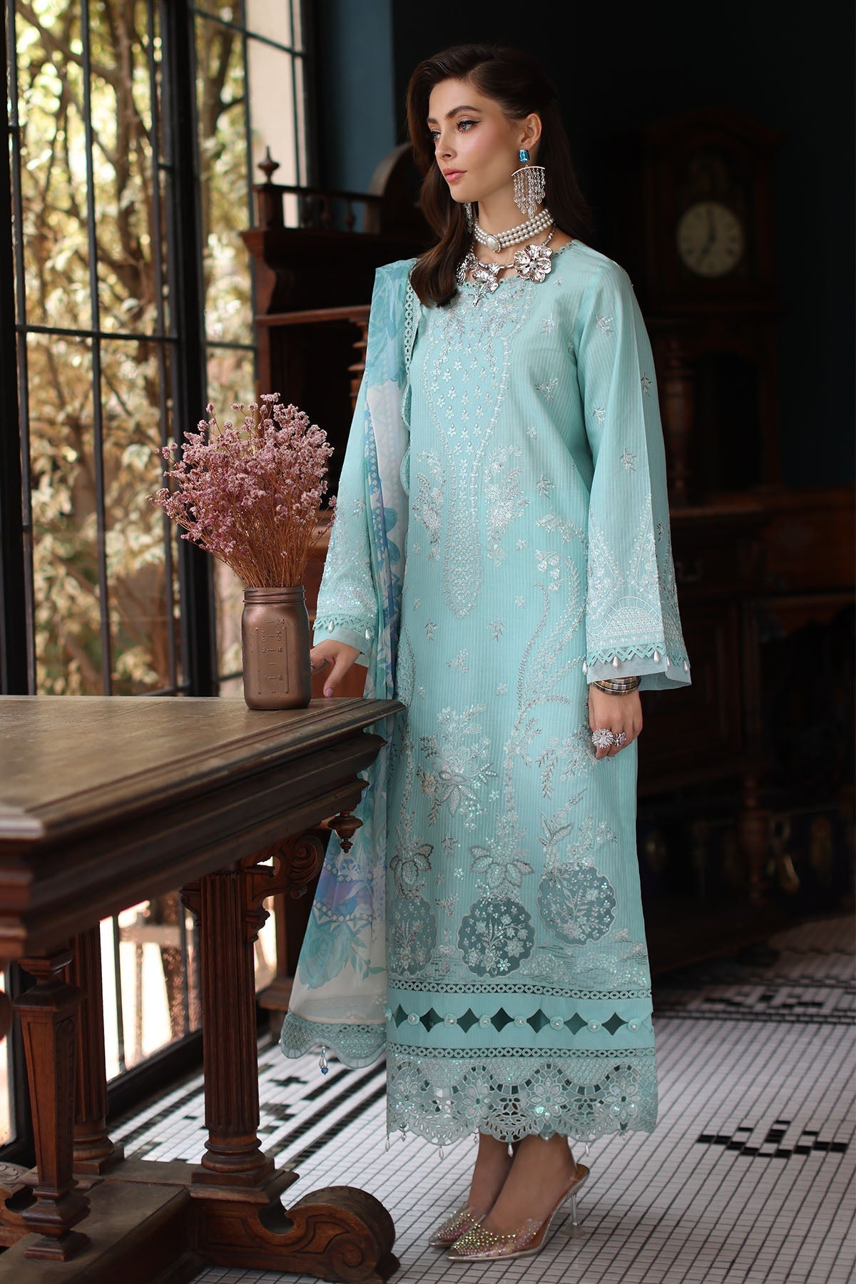 Nureh | Maya Lawn | NS-156 by Nureh - Designer Dress - Type: Ladies Clothes - Available at Libayah - 100% Original