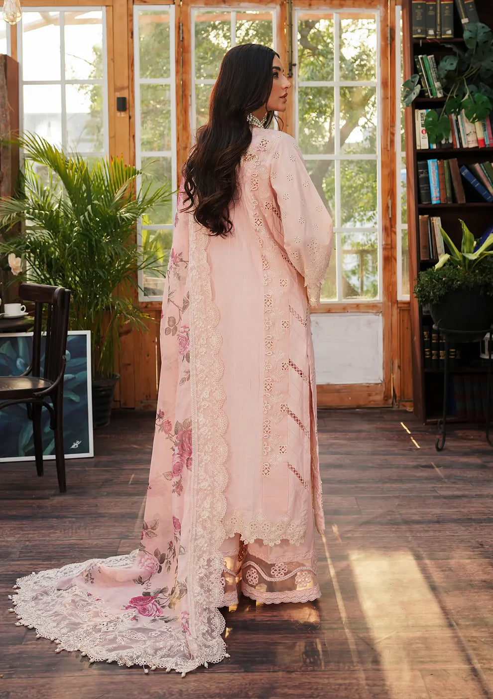 Kahf Premium | Luxury Lawn 24 | KLE-05B Coralyn by Kahf Premium - Designer Dress - Type: Ladies Clothes - Available at Libayah - 100% Original