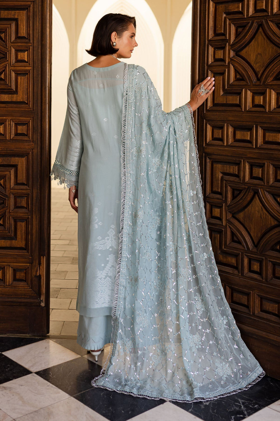 Nureh | Lawn Jacquard | NE-154 by Nureh - Designer Dress - Type: Ladies Clothes - Available at Libayah - 100% Original