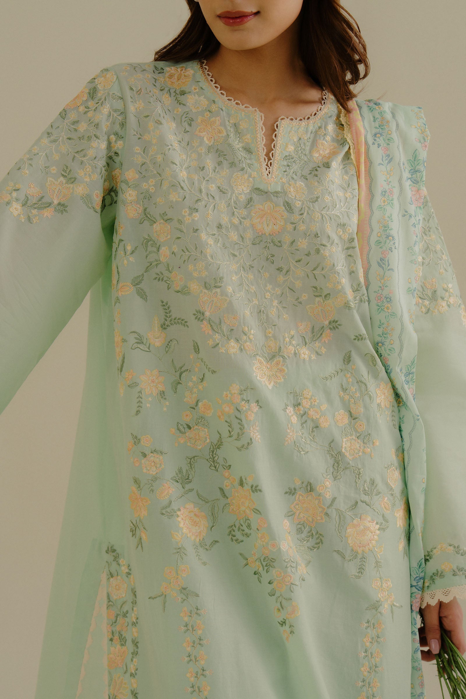 Zara Shahjahan | Coco Lawn 25 | Velin-7A by Zara Sahjahan - Designer Dress - Type: Ladies Clothes - Available at Libayah - 100% Original