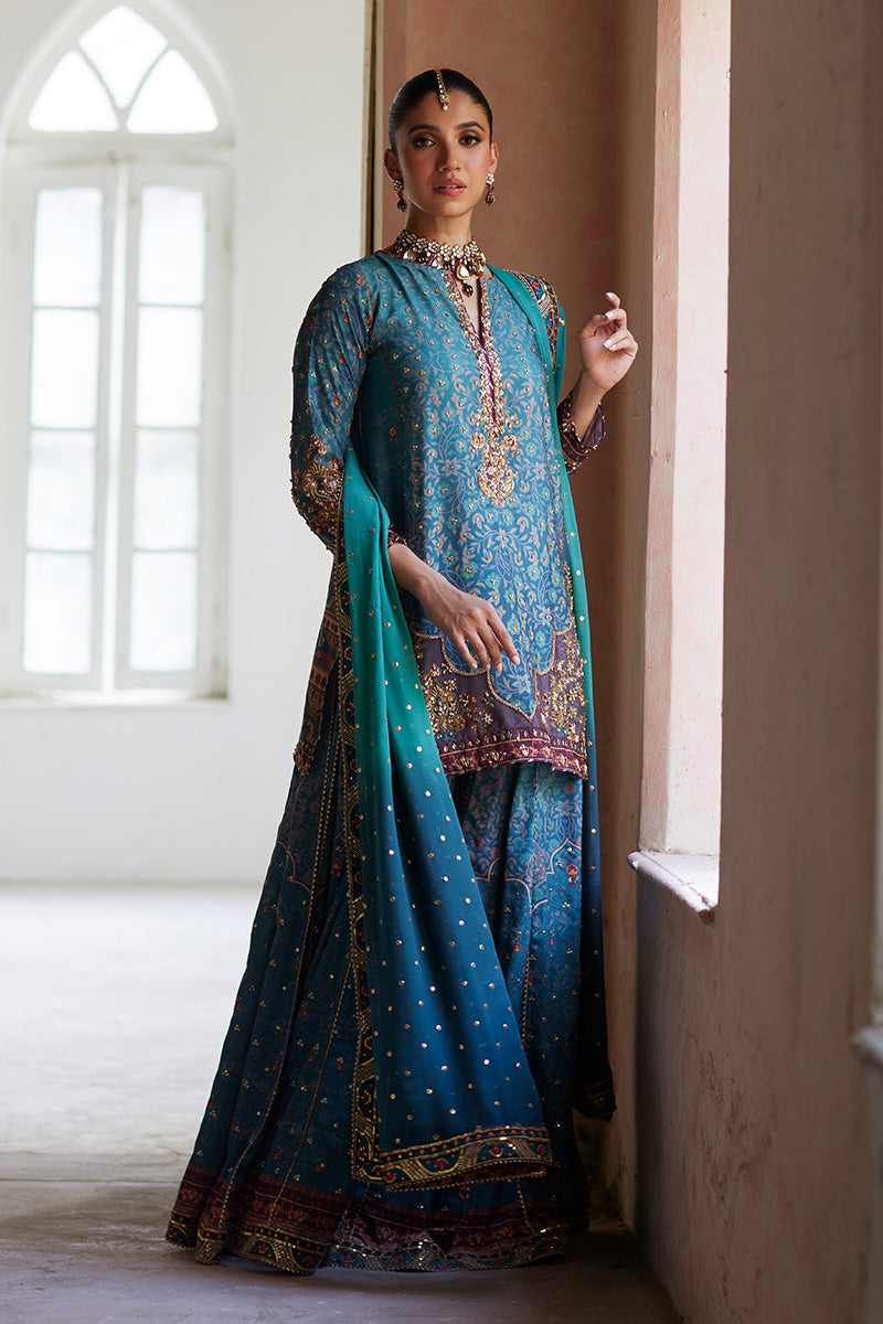 Mina Hassan | Formal Dholki Collection | Leela by Mina Hassan - Designer Dress - Type: Ladies Clothes - Available at Libayah - 100% Original
