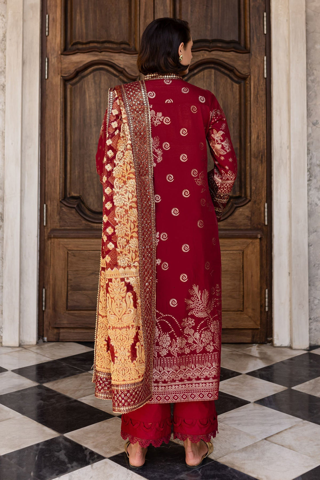 Nureh | Lawn Jacquard | NE-155 by Nureh - Designer Dress - Type: Ladies Clothes - Available at Libayah - 100% Original
