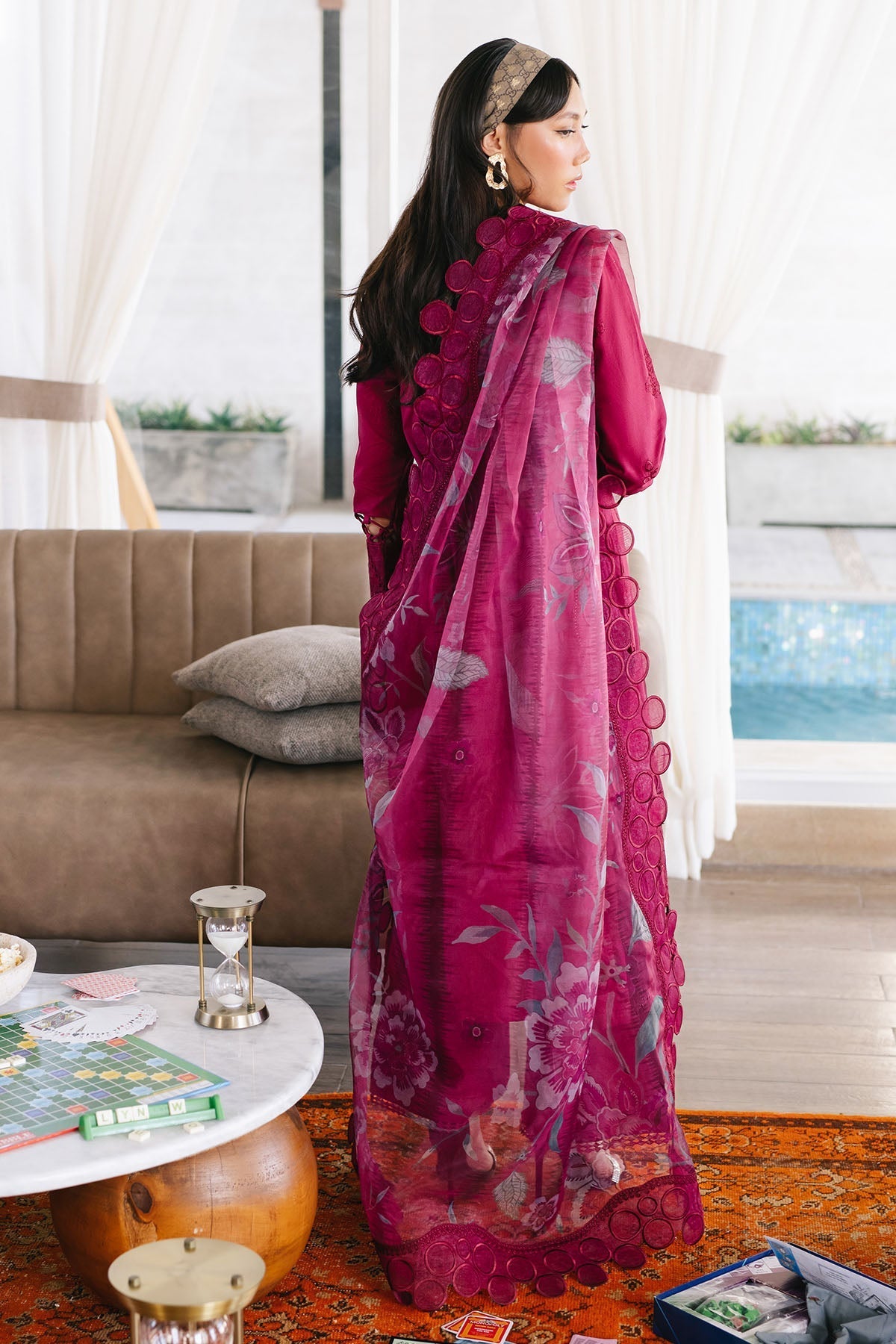 Nureh | Eid Escape Lawn | LEENA NE-89 by Nureh - Designer Dress - Type: Ladies Clothes - Available at Libayah - 100% Original