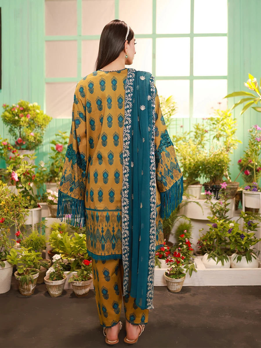 Salitex | Izel Lawn 24 | RADIANCE - LUXURY LAWN EMBROIDERED SUIT by Salitex - Designer Dress - Type: Casuals - Available at Libayah - 100% Original