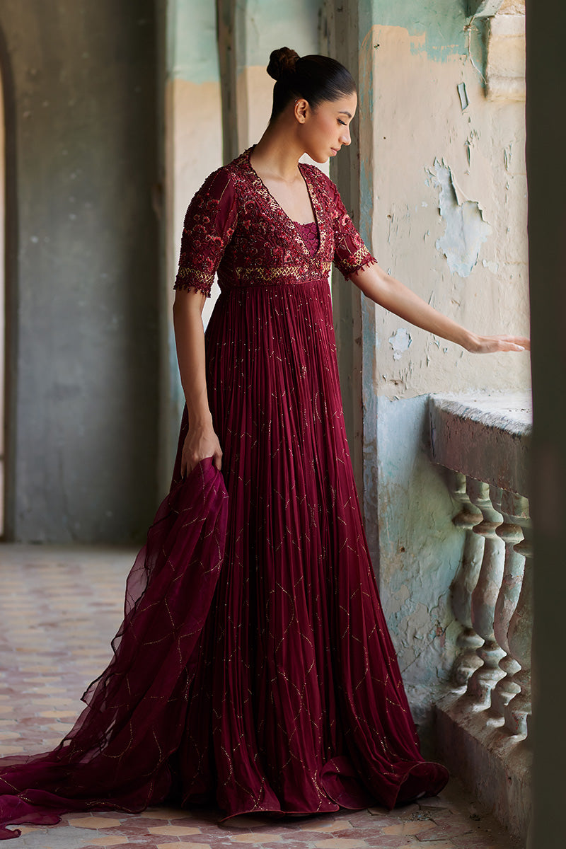 Mina Hassan | Formal Dholki Collection | Arooba by Mina Hassan - Designer Dress - Type: Ladies Clothes - Available at Libayah - 100% Original
