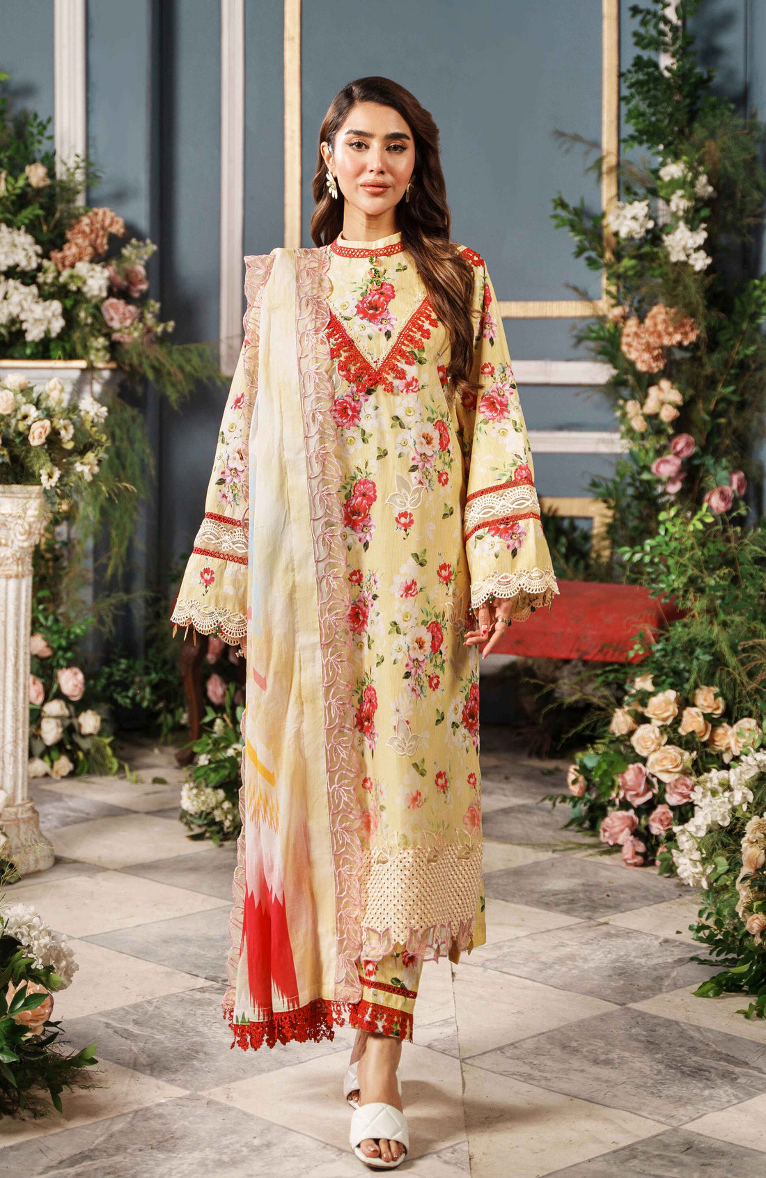 Al Zohaib | Printkari Cutwork Applique 24 | PCA-24-07 by Al Zohaib - Designer Dress - Type: Ladies Clothes - Available at Libayah - 100% Original
