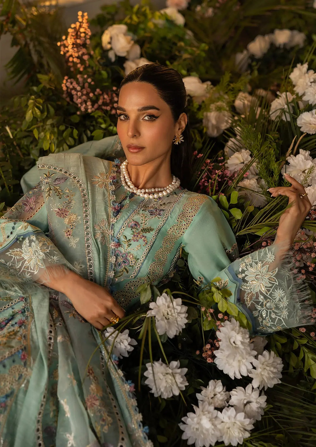 Kahf Premium | Luxury Lawn 25 | KLR-10 Elva by Kahf Premium - Designer Dress - Type: Ladies Clothes - Available at Libayah - 100% Original