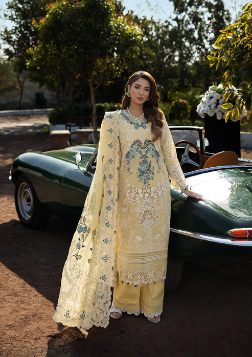 Kahf Premium | Luxury Lawn 25 | KLR-03 Sasha by Kahf Premium - Designer Dress - Type: Ladies Clothes - Available at Libayah - 100% Original