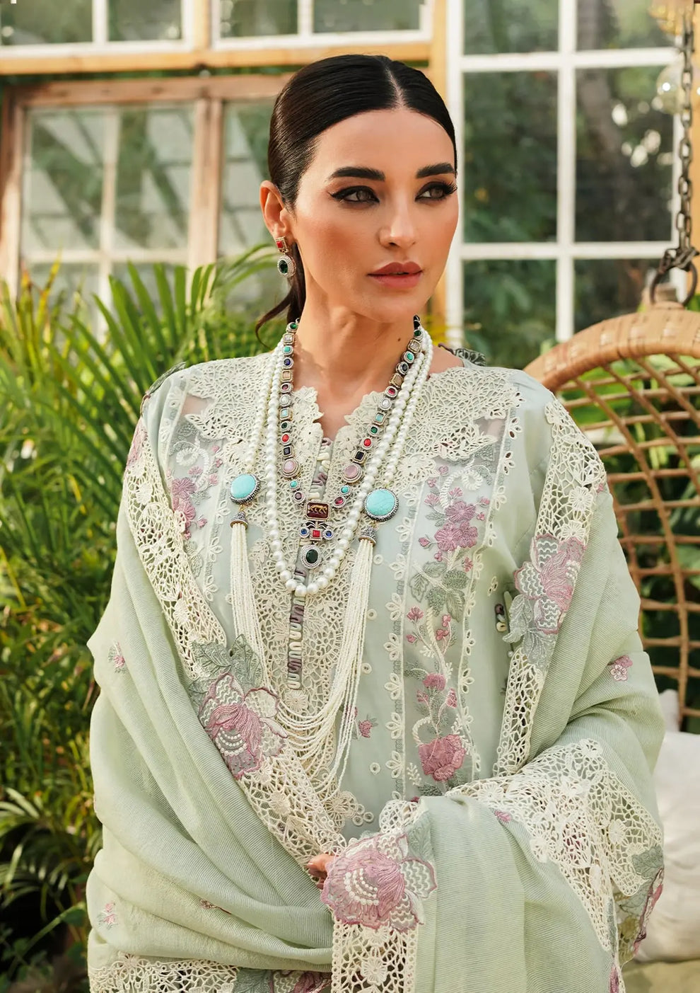 Kahf Premium | Luxury Lawn 24 | KLE-01A Margarita by Kahf Premium - Designer Dress - Type: Ladies Clothes - Available at Libayah - 100% Original
