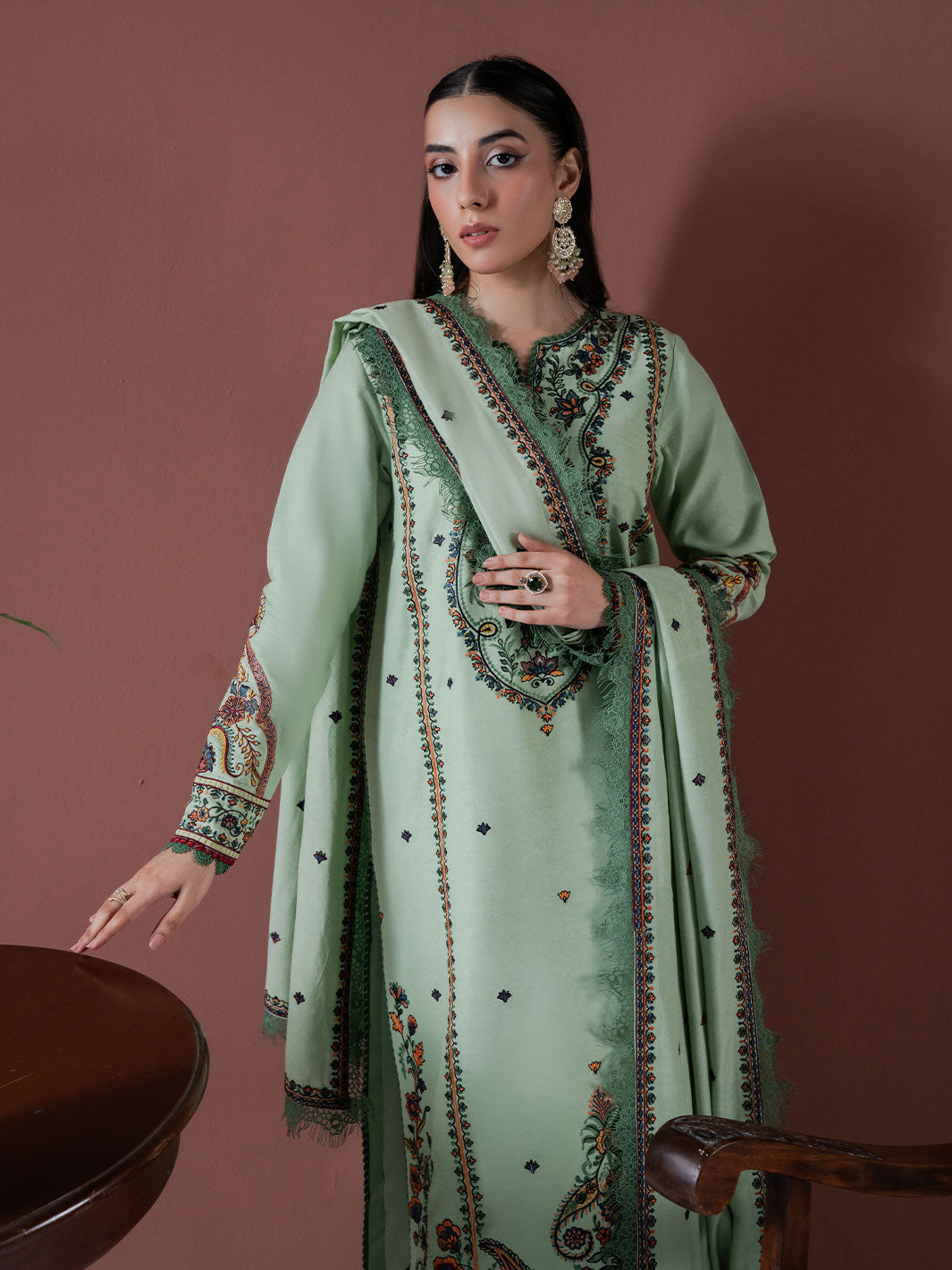Faiza Faisal | Winter Edit 2024 | DEFNE by Faiza Faisal - Designer Dress - Type: Ladies Clothes - Available at Libayah - 100% Original