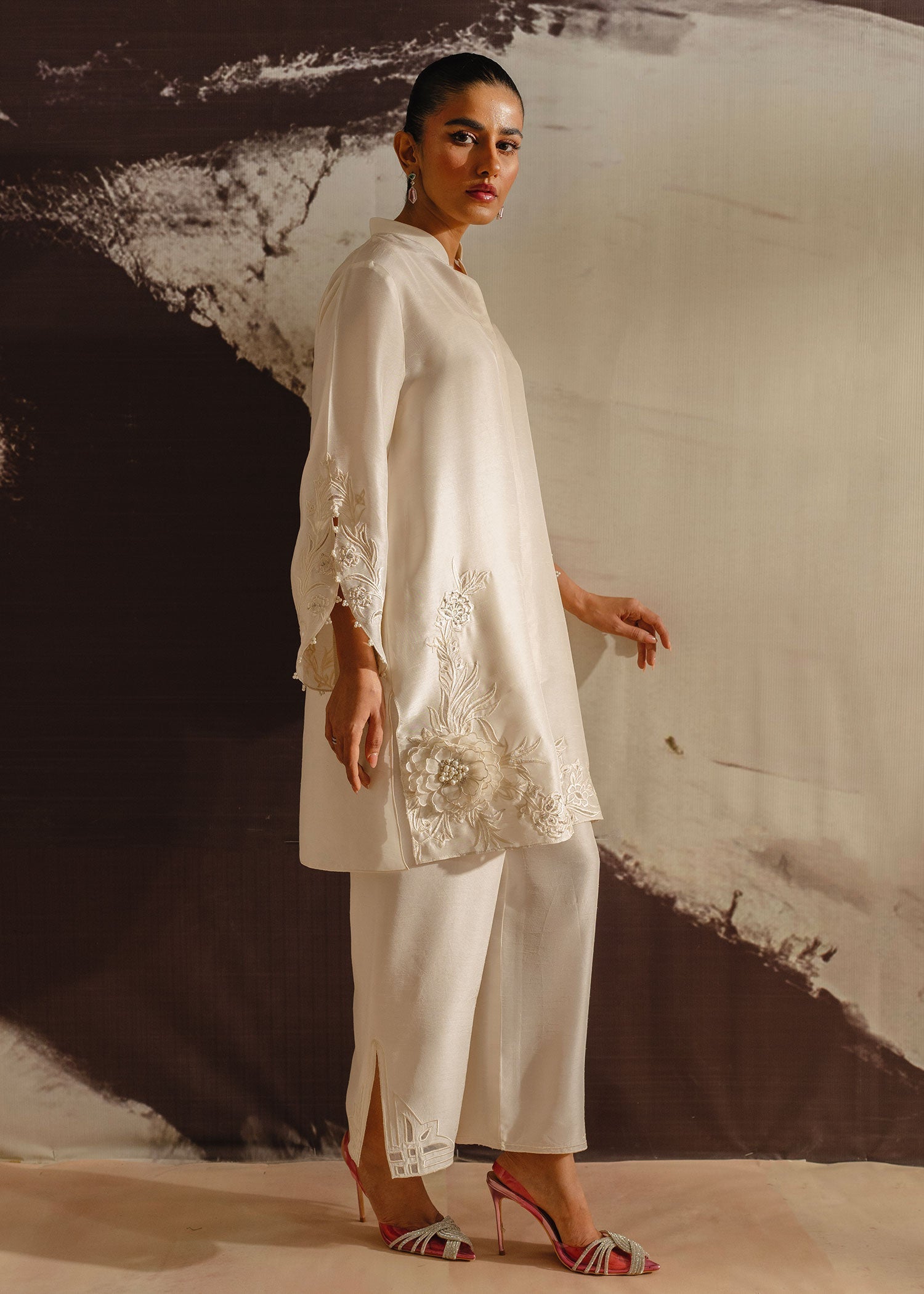 Mahgul | Eye of Cemal | Misty Floral by Mahgul - Designer Dress - Type: Ladies Clothes - Available at Libayah - 100% Original