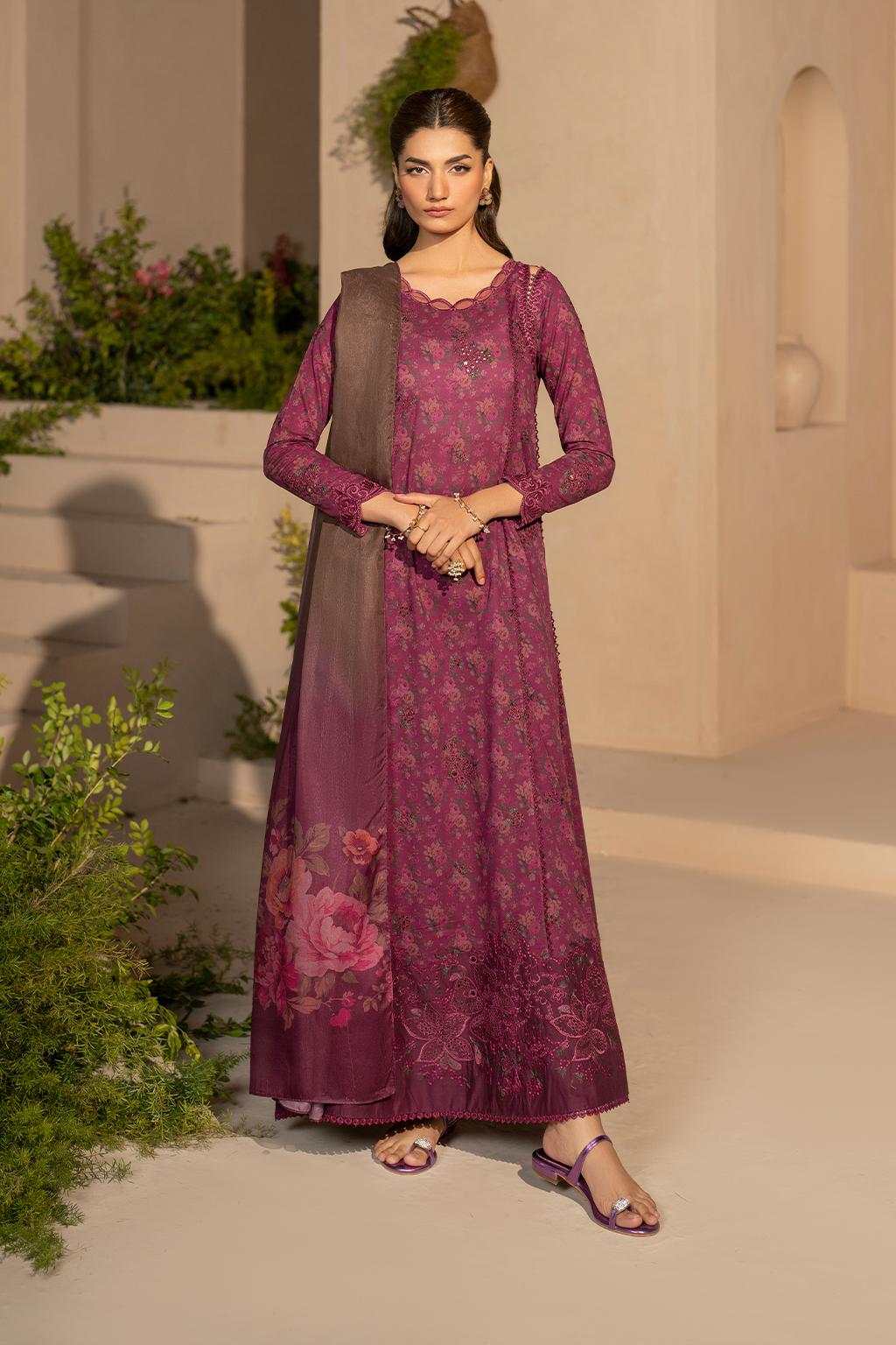 Iznik | Festive Lawn 25 | EFL-09 by Iznik - Designer Dress - Type: Ladies Clothes - Available at Libayah - 100% Original