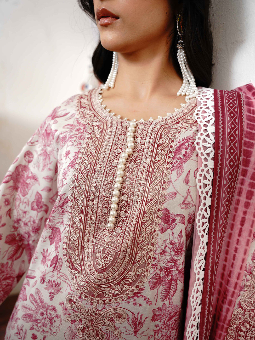 Bin Ilyas | Noura Viscose 24 | 74-B by Bin Ilyas - Designer Dress - Type: Ladies Clothes - Available at Libayah - 100% Original