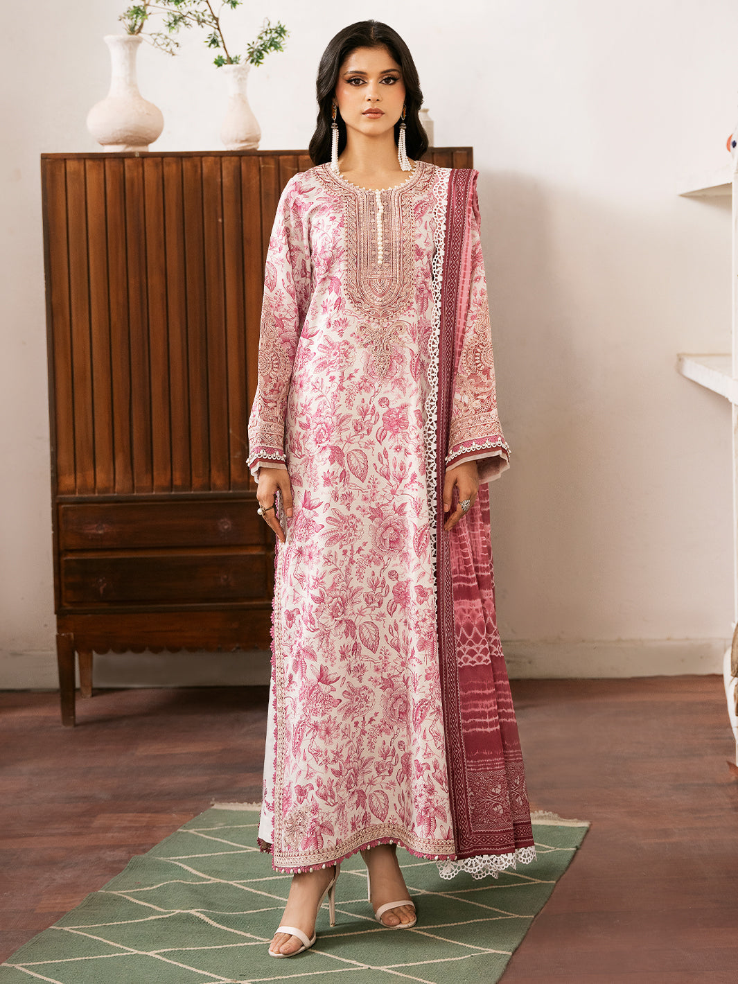 Bin Ilyas | Noura Viscose 24 | 74-B by Bin Ilyas - Designer Dress - Type: Ladies Clothes - Available at Libayah - 100% Original