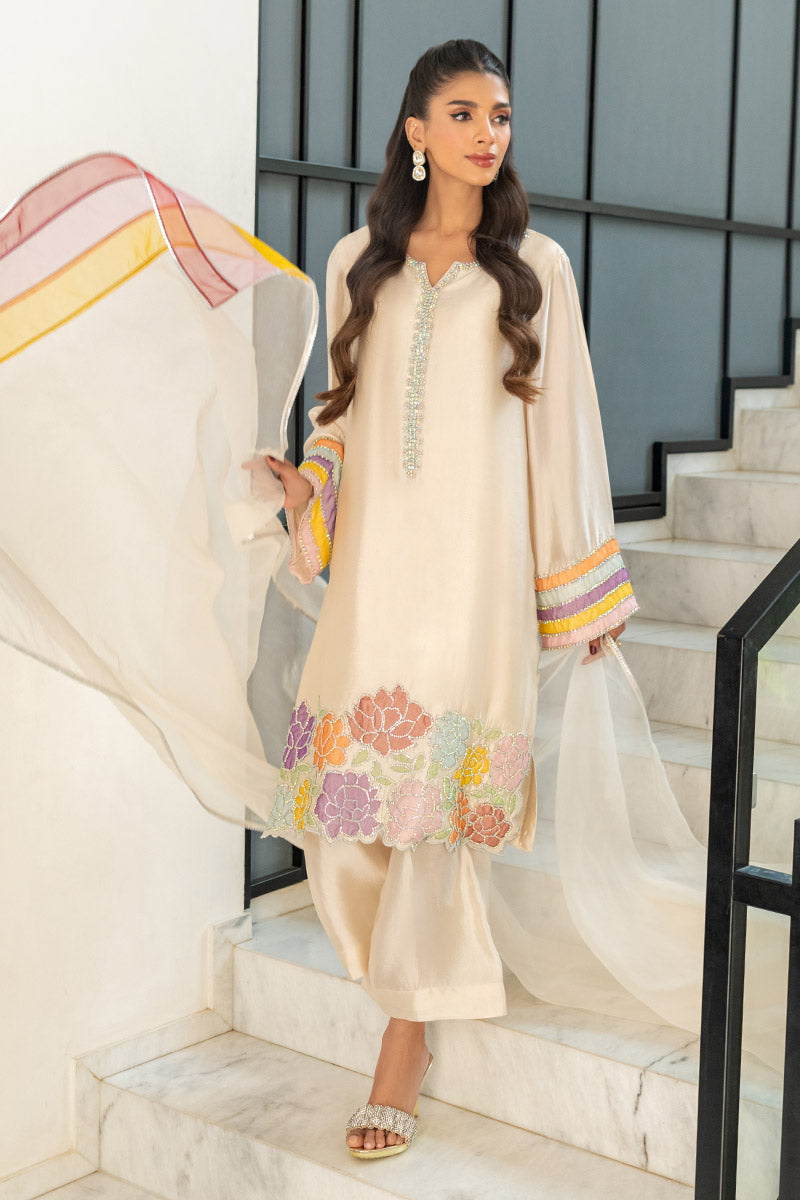 Chic Ophicial | Celenia Pret | Ivory Rose by Chic Ophicial - Designer Dress - Type: Ladies Clothes - Available at Libayah - 100% Original