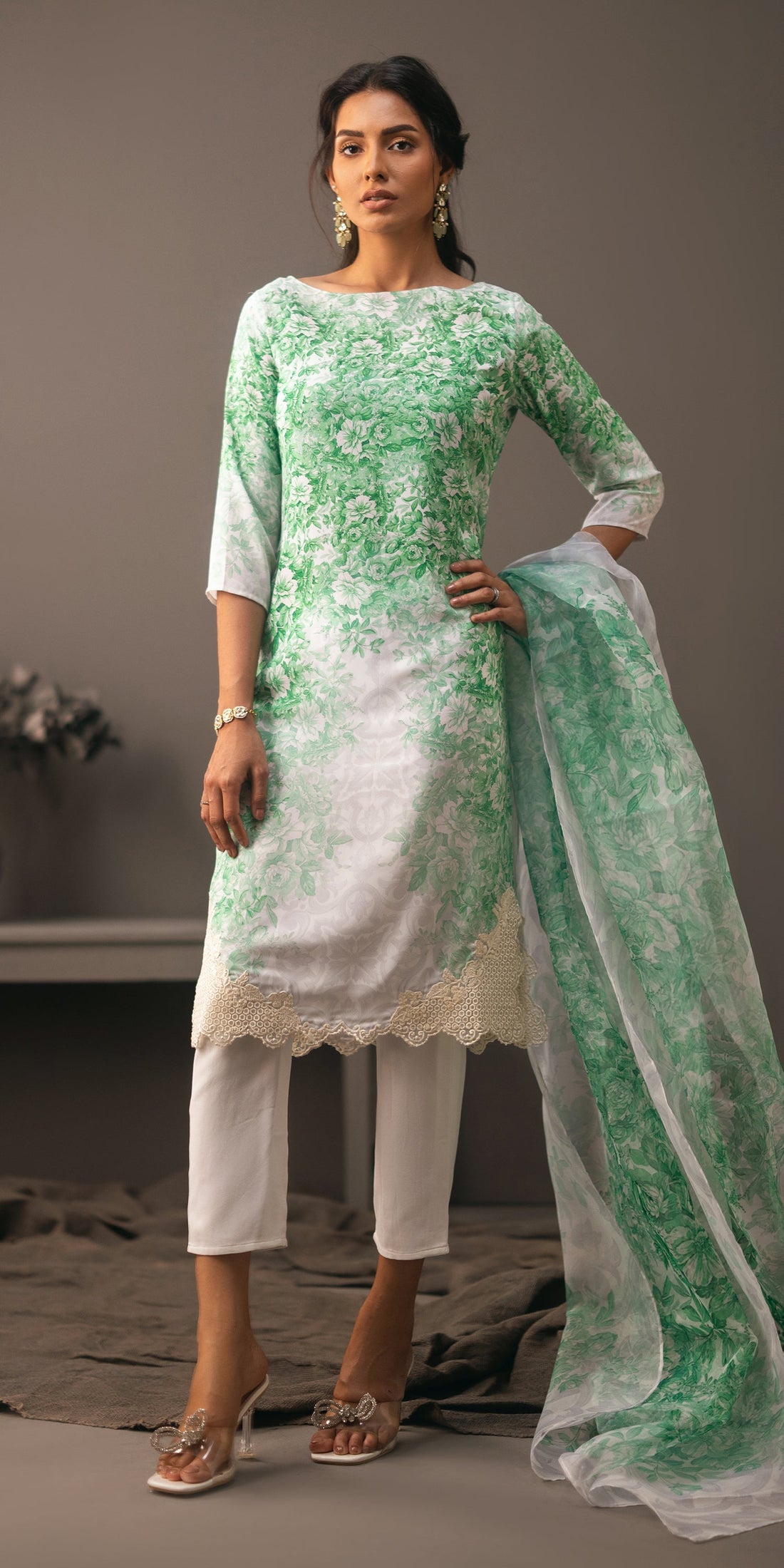 Erum Khan | Beyond Basic | CLASSIC CHARM by Erum Khan - Designer Dress - Type: Ladies Clothes - Available at Libayah - 100% Original