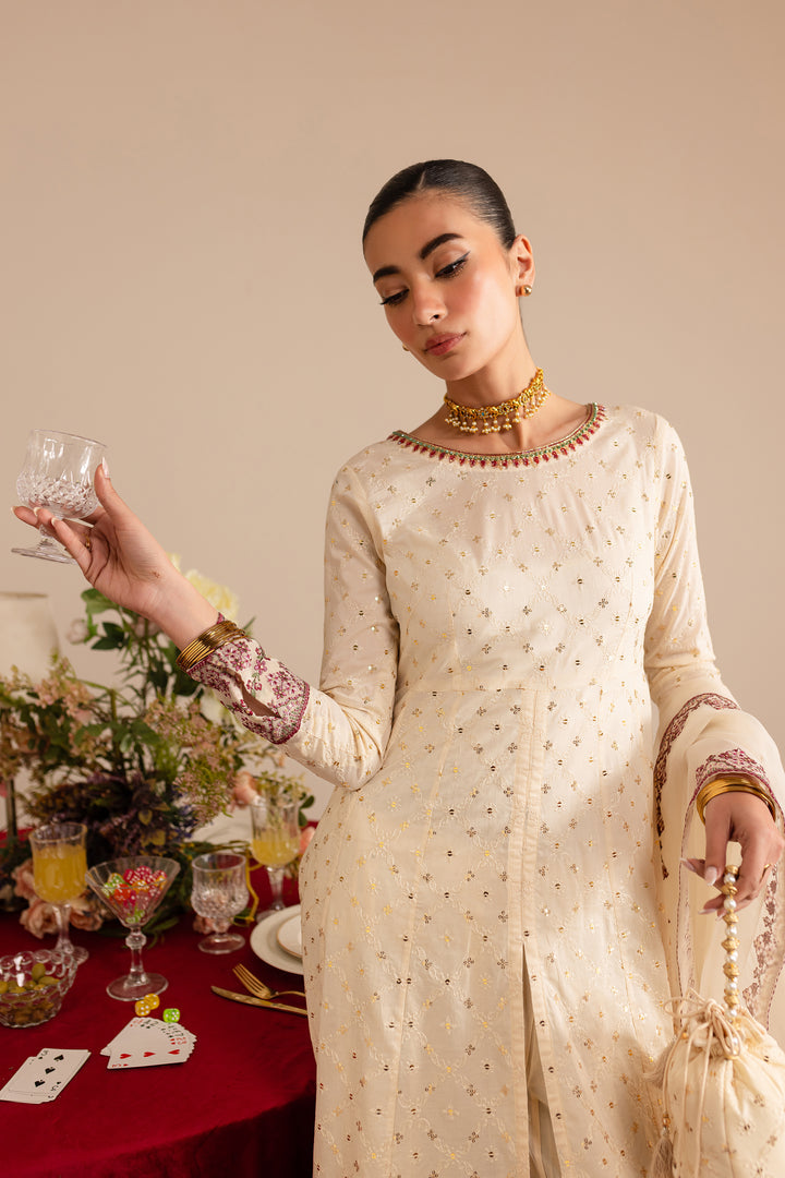 Batik | Reception Luxe Edit | Sufaid by Batik - Designer Dress - Type: Ladies Clothes - Available at Libayah - 100% Original