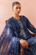 Cross Stitch | Cambric Lawn 24 | ORNATE BLUE by Cross Stitch - Designer Dress - Type: Casuals - Available at Libayah - 100% Original