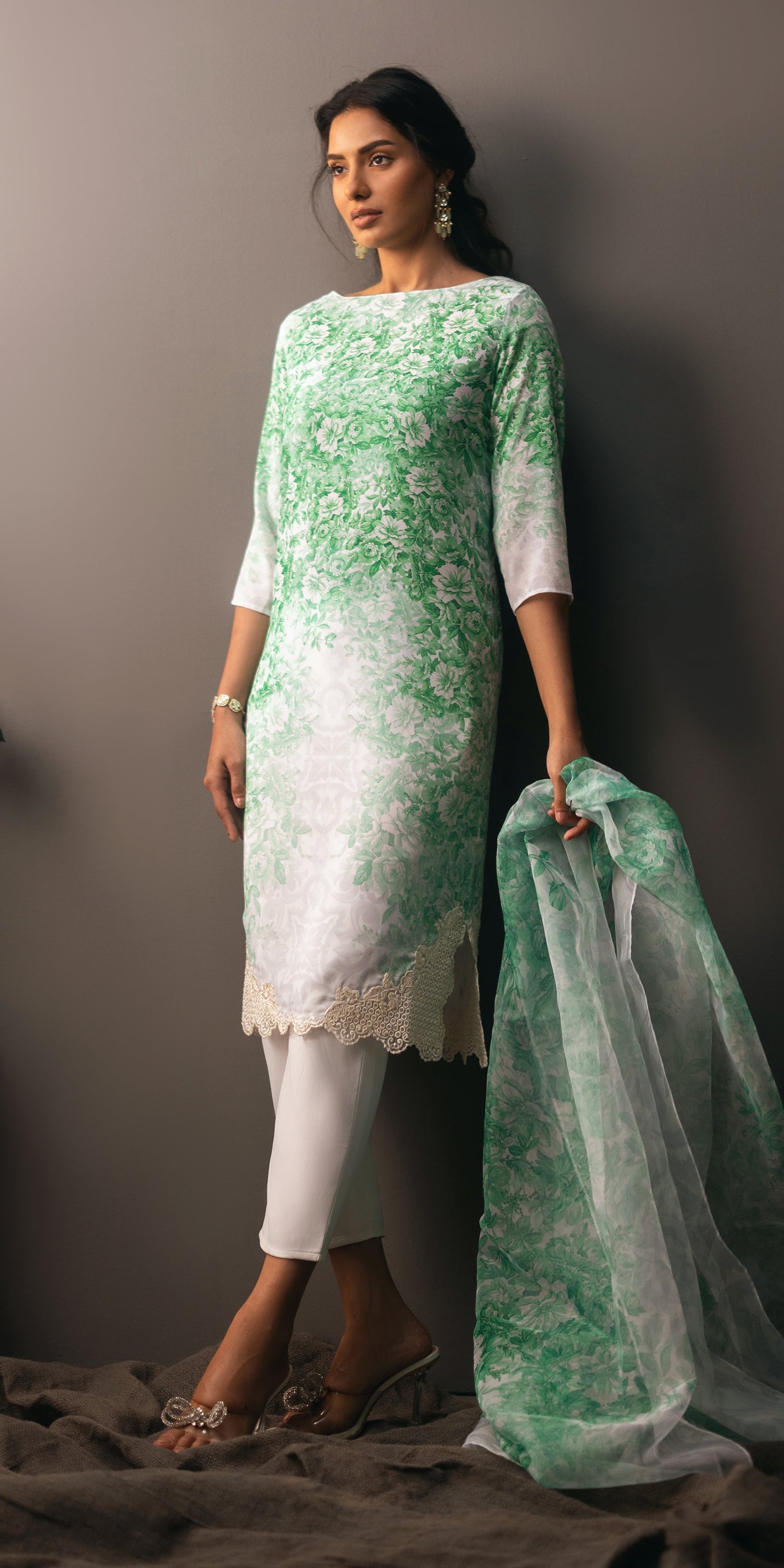 Erum Khan | Beyond Basic | CLASSIC CHARM by Erum Khan - Designer Dress - Type: Ladies Clothes - Available at Libayah - 100% Original