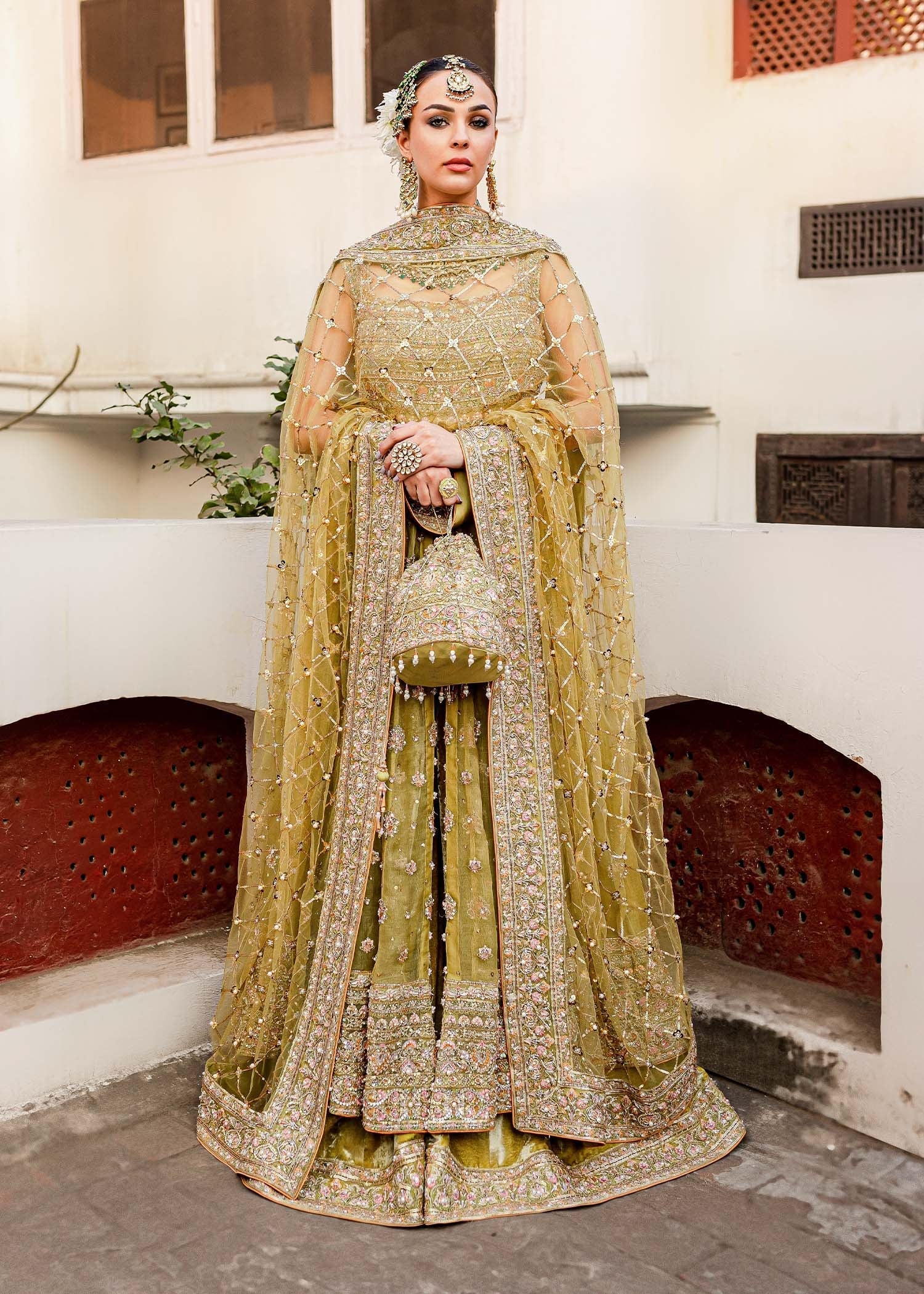 Kanwal Malik | Wedding Formals and Bridals | SUNEHRI by Kanwal Malik - Designer Dress - Type: Ladies Clothes - Available at Libayah - 100% Original