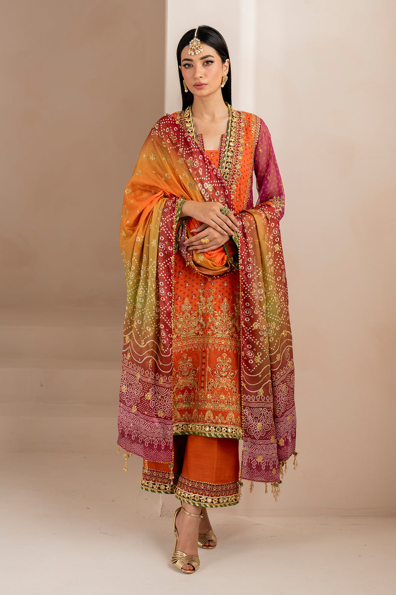 Baroque | Formal Collection | CHIFFON UF-706 by Baroque - Designer Dress - Type: Ladies Clothes - Available at Libayah - 100% Original
